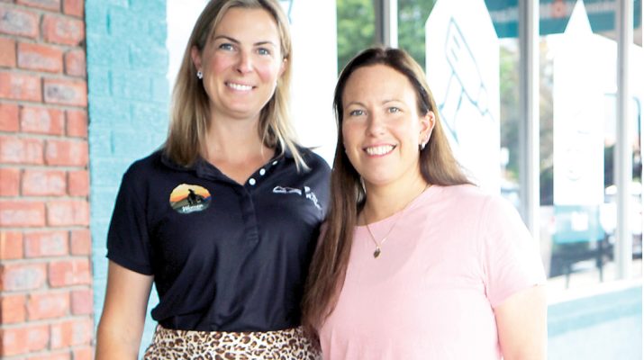 Women in Dairy Coordinator, Belinda Griffin and founding member of the Gippsland Women in Dairy Working Committee, Allison Potter are part of the ever-growing number of women in the dairy community. Photo: Katrina Brandon