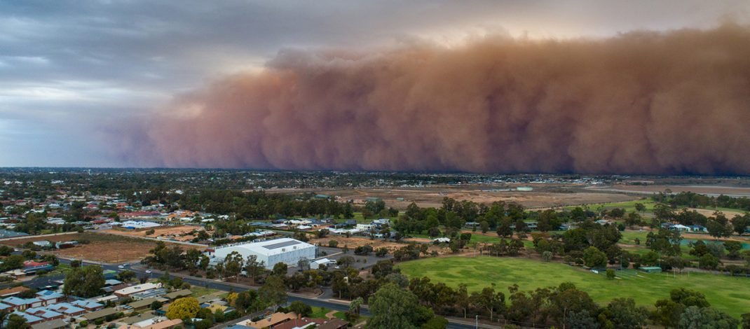 Dust Storm Victoria Stock Images