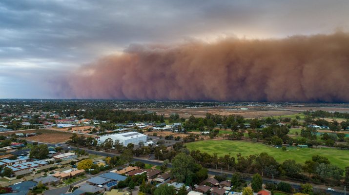 Dust Storm Victoria Stock Images