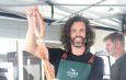 Founder and owner of Cleaver Salumi Cabinets, Dave Cann, held a kransky-making session at Farm World, sharing his food knowledge with attendees.