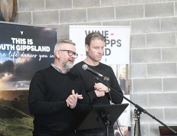 Eat, Drink, Play Gippsland organisers Dan Sims and Rhett McLean.