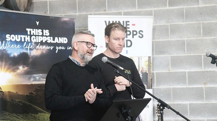 Eat, Drink, Play Gippsland organisers Dan Sims and Rhett McLean.