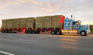 Frank Morgan Transport is one of many companies working to deliver hay for farmers during this year’s drought. Photos: Contributed