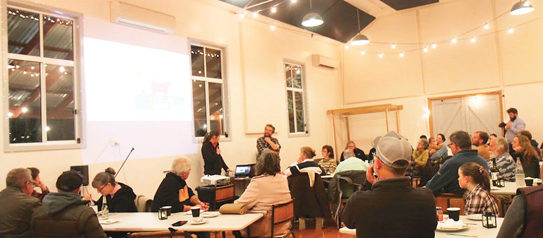 Local farmers have formed a new network, called Valley Farmers. The group is pictured meeting at Budgeree Hall (just out of Boolarra) last month.