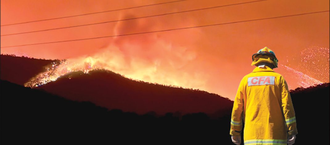 Bushfires burned throughout the state last month, with local firefighters putting their hands up to help. Photo: Seb Nieuwestee
