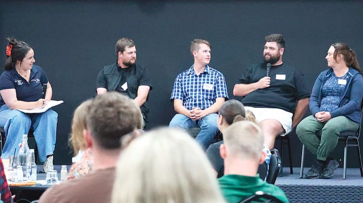 Alex Boileau, Robert Hughes, Tom Hooper, Luke Randal, and Wendy Whelan. Photo: Katrina Brandon