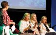 Telstra’s Regional General Manager for Eastern Victoria, Jenny Gray, Australian TV personality Catriona Rowntree, The Flying Vet Dr Ameliah Scott and Telstra’s Regional Australian Executive Loretta Willaton. Photos: Katrina Brandon