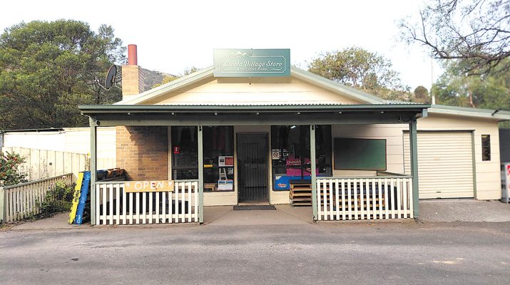 Licola General Store with brand new sign. Photo: Contributed