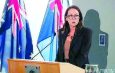 Jacyln Symes, was seen at the 2026 State Budget as Treasurer, and is now replacing Lily D’Ambrosio as the first new Energy Minister in over 11 years. Photo: Aidan Knight