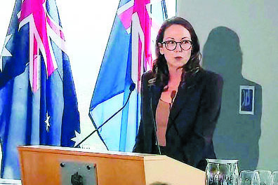 Jacyln Symes, was seen at the 2026 State Budget as Treasurer, and is now replacing Lily D’Ambrosio as the first new Energy Minister in over 11 years. Photo: Aidan Knight