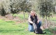 Laura Considine and Luna, the truffle pup. Photo: Katrina Brandon