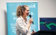 Elevate Dairy’s Program Director and Principal at Beanstalk AgTech, Jolien Paalman, welcomed the group to the event. Photo: Katrina Brandon