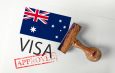 Australian Visa Stock Image