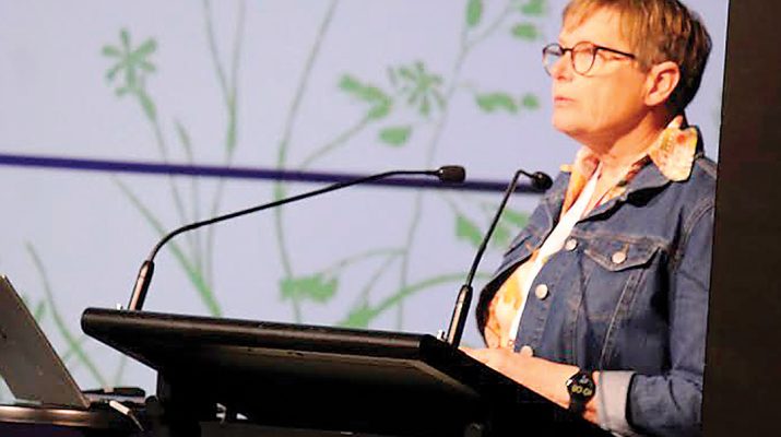 Monash University research fellow Dr Zoe D’Arcy spoke at last month’s Landcare forum. Photo: Aidan Knight