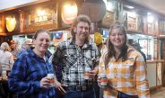 The Glen’s owner Kathy Voyer, Riley Timmers and Tara Whelan.